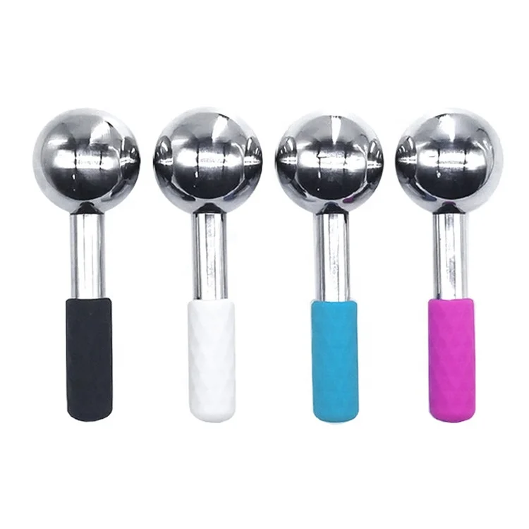 Skin care massage tool handheld Ice Globes Stainless Steel Magic Face Lift Massager Cooling Summer Ice Globes