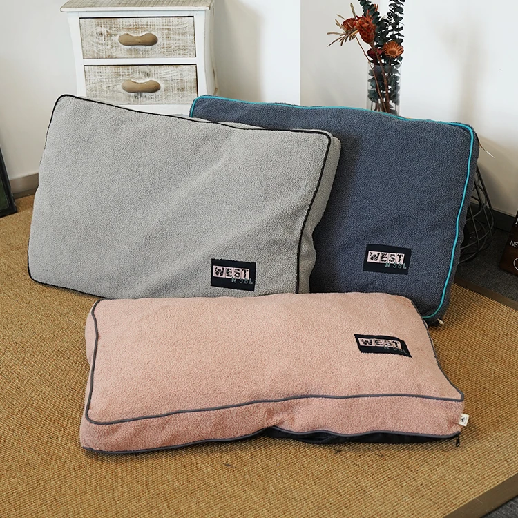 Factory Customized Large Dog Bed Mat Puppy Sofa Thick Orthopedic Mattress For Small Medium Large Dog Sleep Cushion