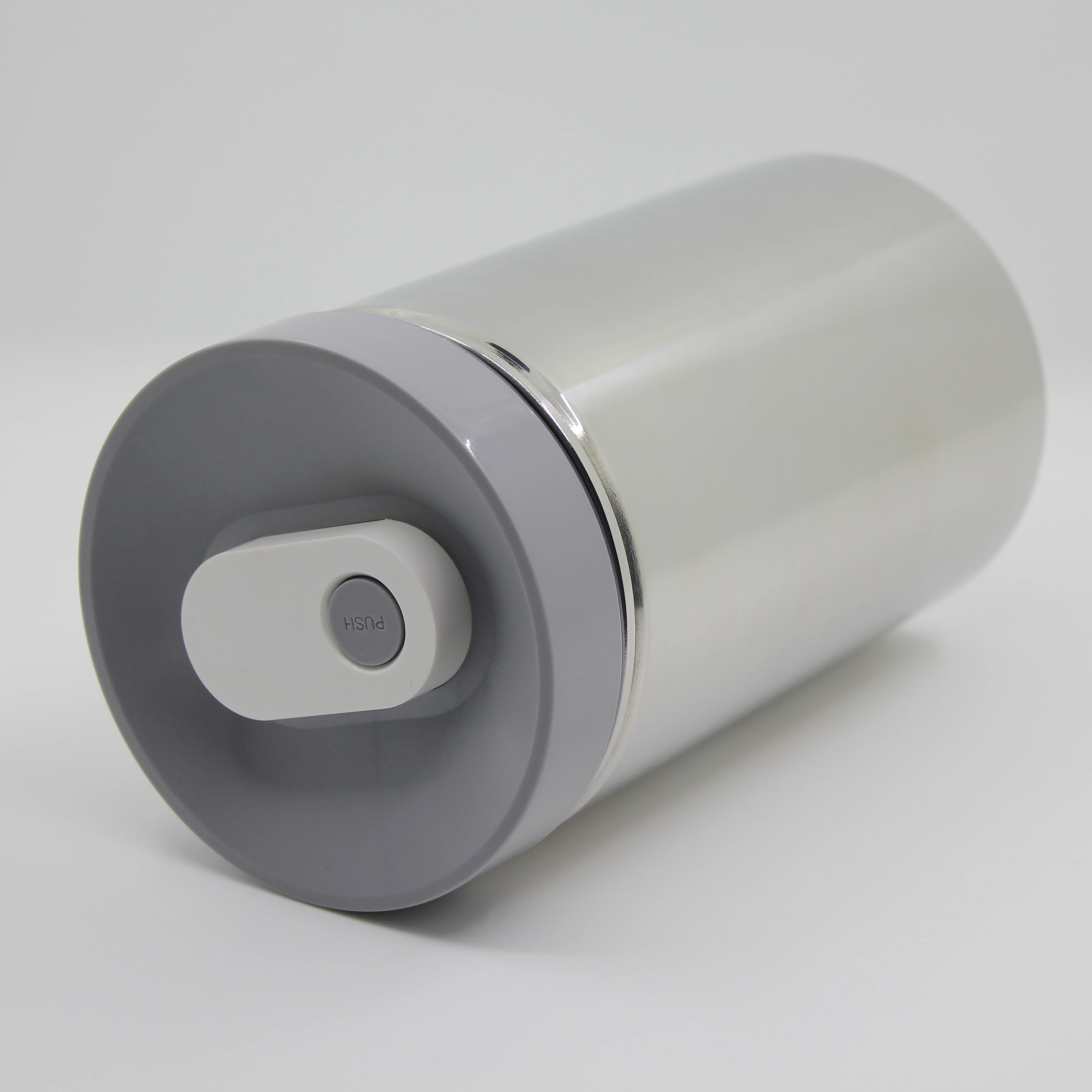 1200ML STAINLESS STEEL Glass Food Container One-button Sealed Tank Vacuum Fresh-keeping Jar Round Storage Boxes & Bins organizer