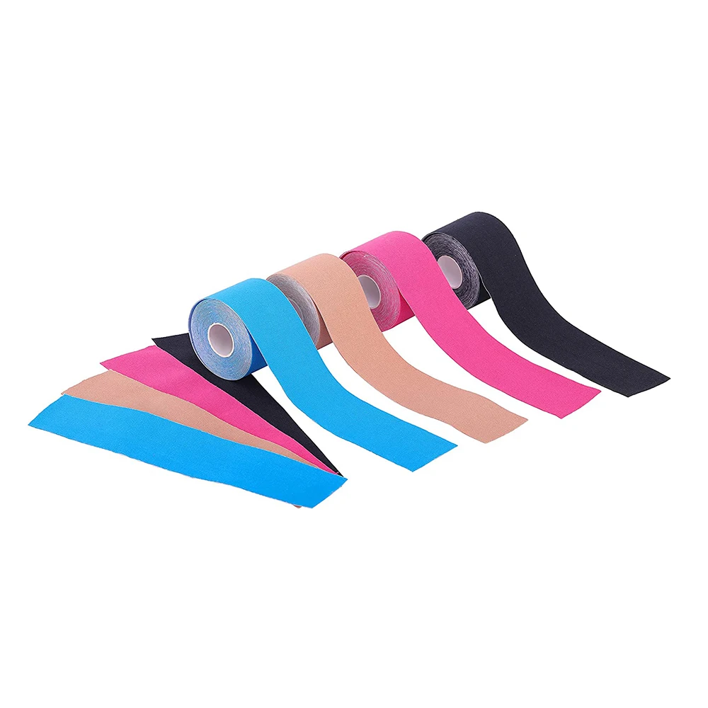 High quality flexible cotton colored rigid elastic sports medical tape cotton sports tape