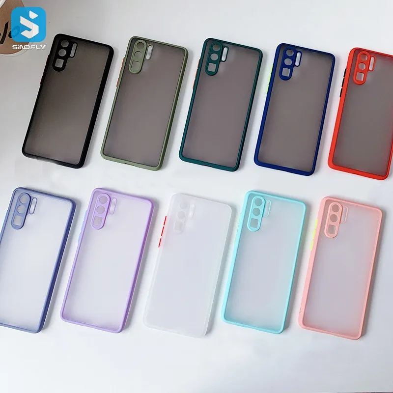 Hot sale phone accessories TPU PC Matte phone case for IPhone for Samsung for Huawei P30 Pro