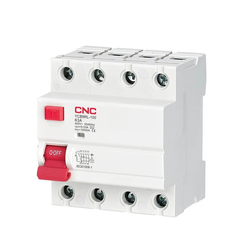  YCB9RL-100 Series RCCB breaker mini electric mcb автоматический
