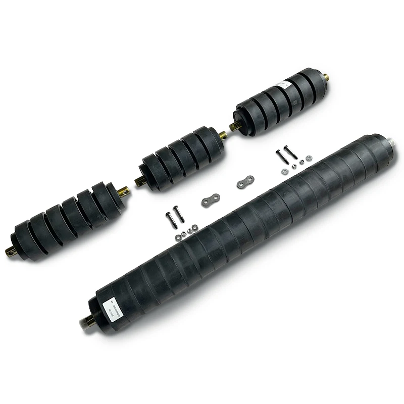 Milling machine spare parts W120F 90121 rubber side guide rollers for belt conveyor
