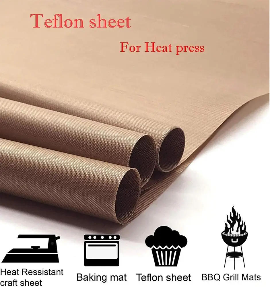 Heat-resistance high temperature PTFE coated non-stick heat transfer paper