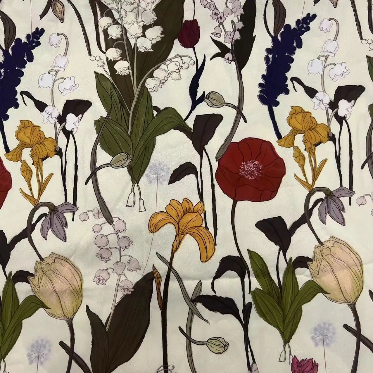 factory  high quality floral style 100%polyester  digital print fabric pongee fabric taffeta fabric for coat jacket outer lining