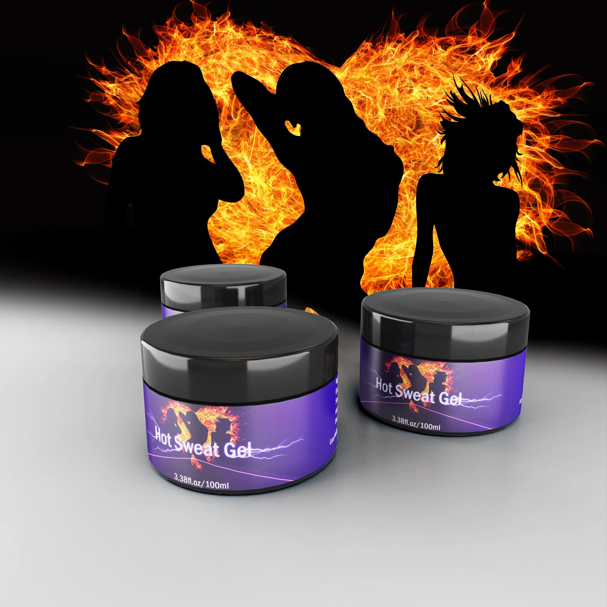 Private Label Custom Logo Natural Organic Body Weight Loss Belly Fat Burner Shaping Cellulite Burning Sweat Hot Slimming Cream