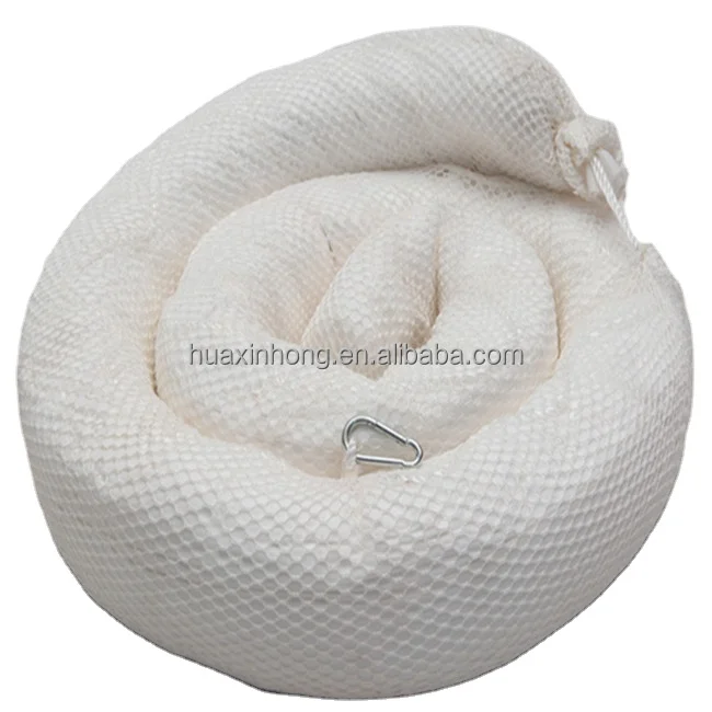 Factory Supply Hydrophobic Oil Spill Containment River Absorbent Boom 12.7*300cm