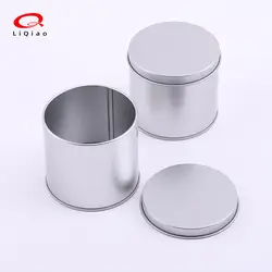 In Stock Food Grade Tinplate Round Cookie Candy Mint Cosmetic Metal Can Packaging Empty Box with Lid Tin Box