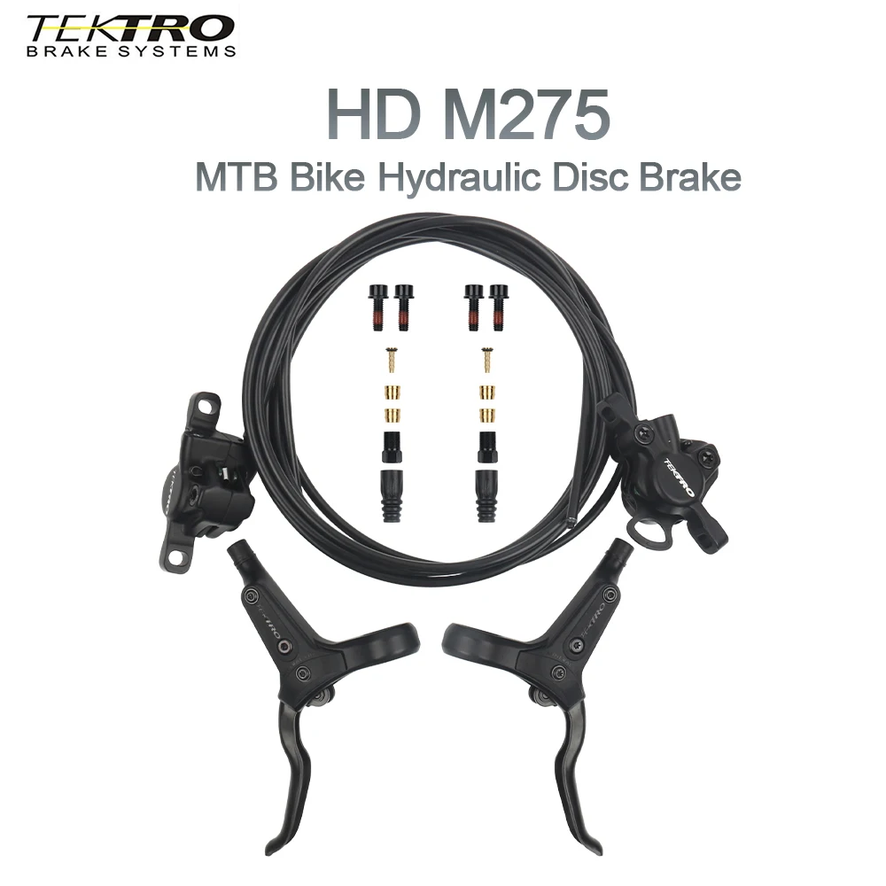 TEKTRO HD M275 Mountain Bike Hydraulic Disc Brake and Front and Rear MTB Bike Hydraulic Disc Brake