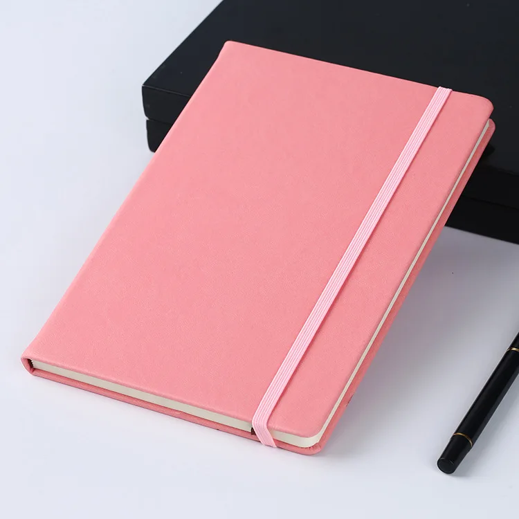 Personalized Custom A5 Daily Agenda Pocket Planner Journal Diary PU Leather Cover Notebook With Elastic Band