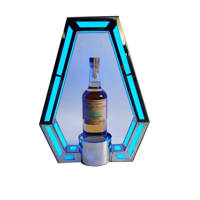 Аккумуляторная батарея с дистанционным управлением Moet шампанское LED Бутылка ведущий Перевозчик знаменинтый дисплей для ночного клуба