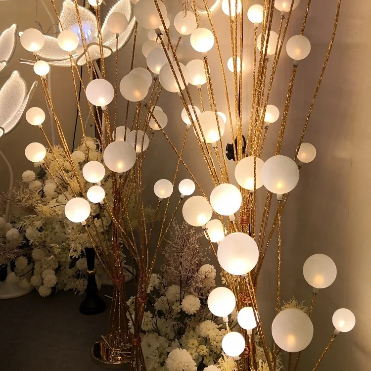 hot sale LED apple tree  walkway stand for wedding deco