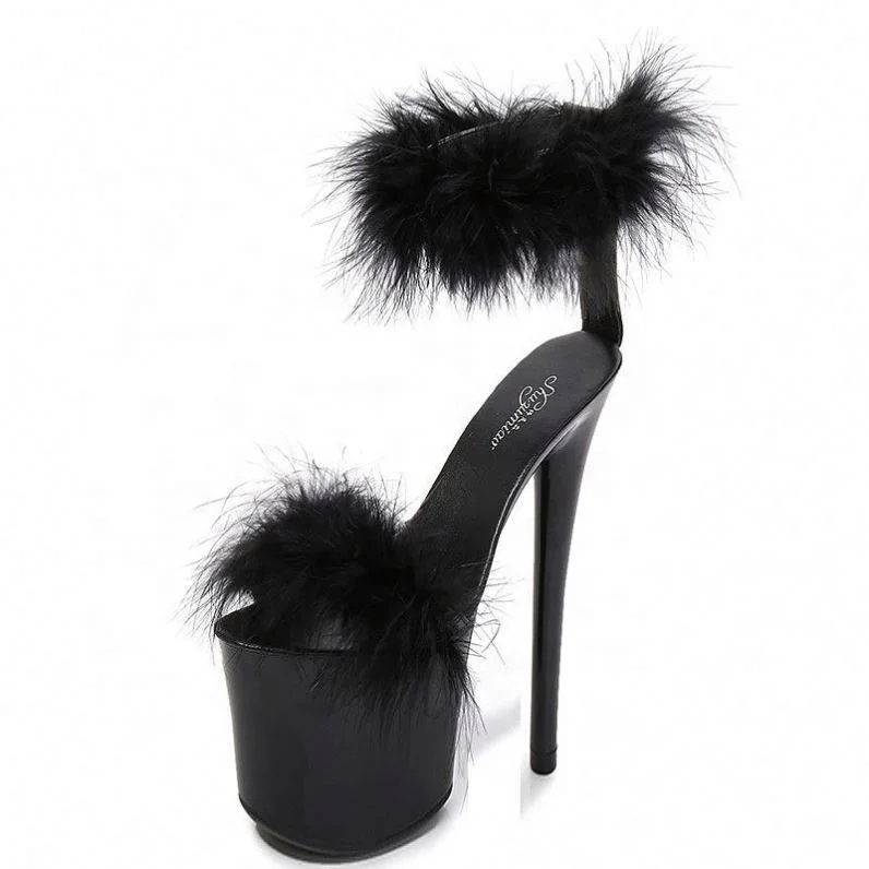 Wholesale Girls Sexy High Heels Sandals 20 Cm Pole Dance Shoes Ladies Platform Meeting With Quality