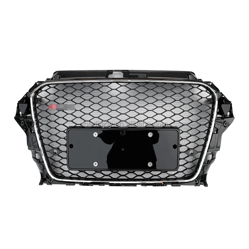 RS3 style auto spare part new front grille without logo style for Audi a3 2014 2015 2016