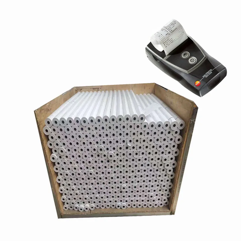 For 58mm Thermal Printer 80*80mm Thermal Paper Roll Pos Paper Roll 57mm*38mm Black Single White OEM Cash Register Paper 50g