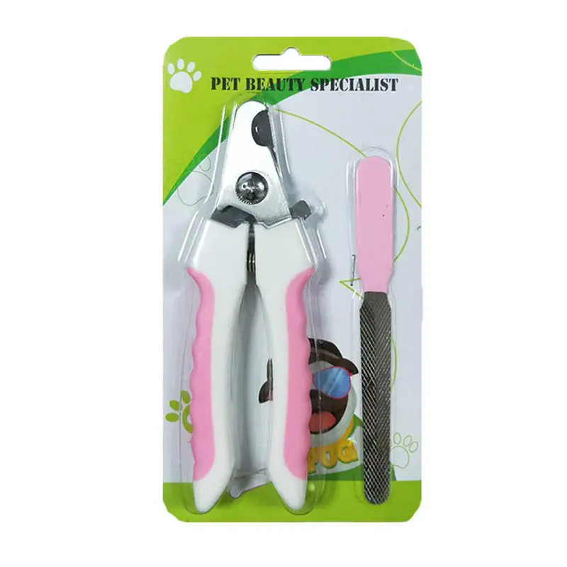 RLT stainless steel dog grooming kit cheap smart pet nail clippers animal dogs 2 in 1 nail clipper trimmer set