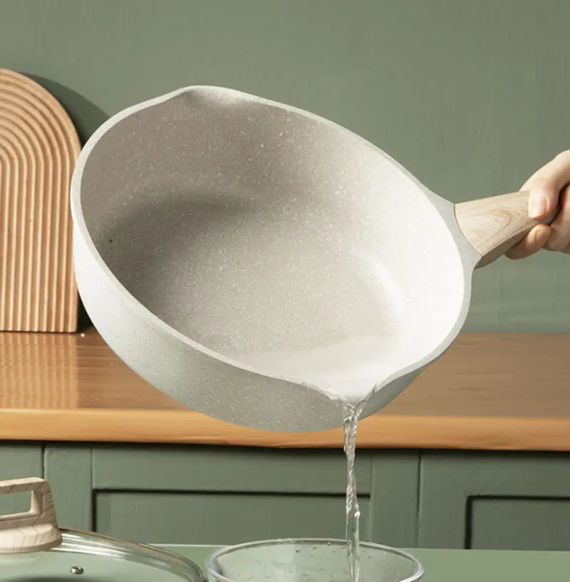 Customized 20cm /24cm /28cm Forged Aluminum Fry Pan No Stick Frying Pan For Cooking