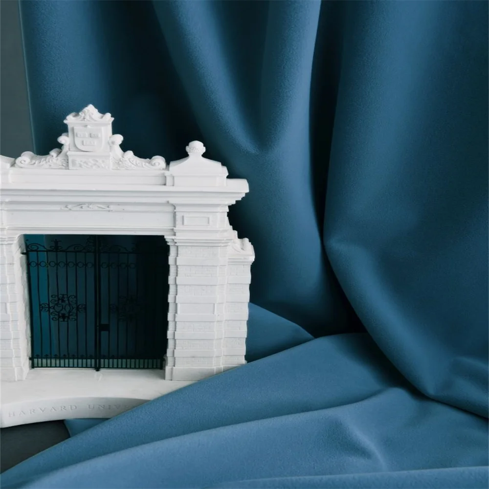 NO MOQ HRYS Home deco ткань для обивки дивана бархатная Полиэстеровая трикотажная простая голландская подушки