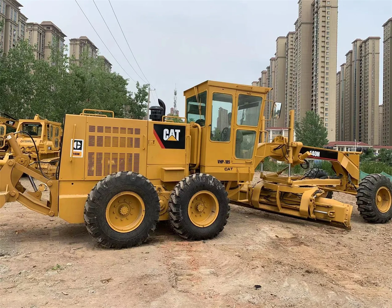cat 140h grader secondhand motor grader caterpillar 140h 140k 140g road grader made in Japan with low working hours
