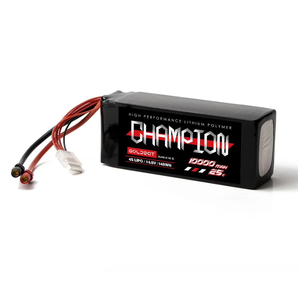 OEM Factory Price Lithium ion Polymer Battery  25C More 50C 4S 14.8V 10000mah Remote Controlled Hard Case Lipo RC Car Batteries