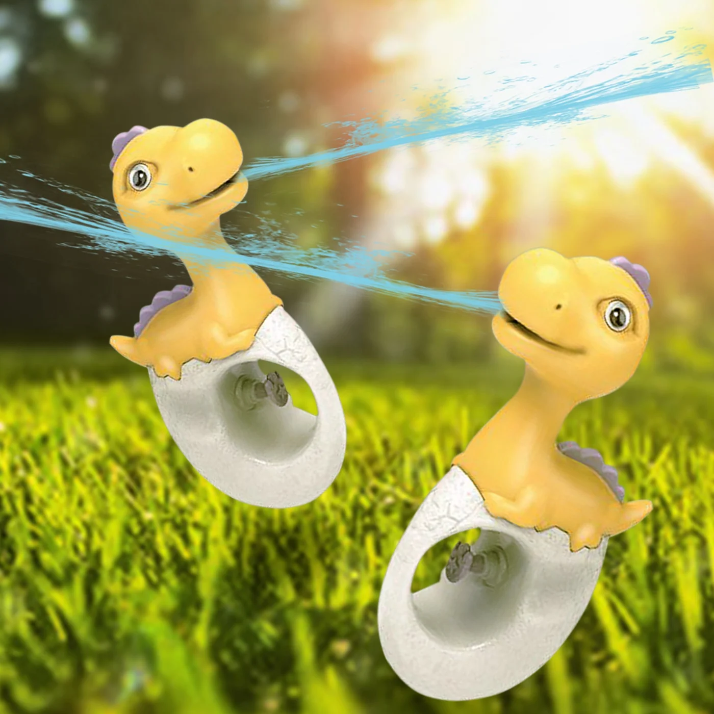 KUNYANG cartoon kids dinosaur tyrannosaurus triceratops children summer beach battle game small mini toy water guns