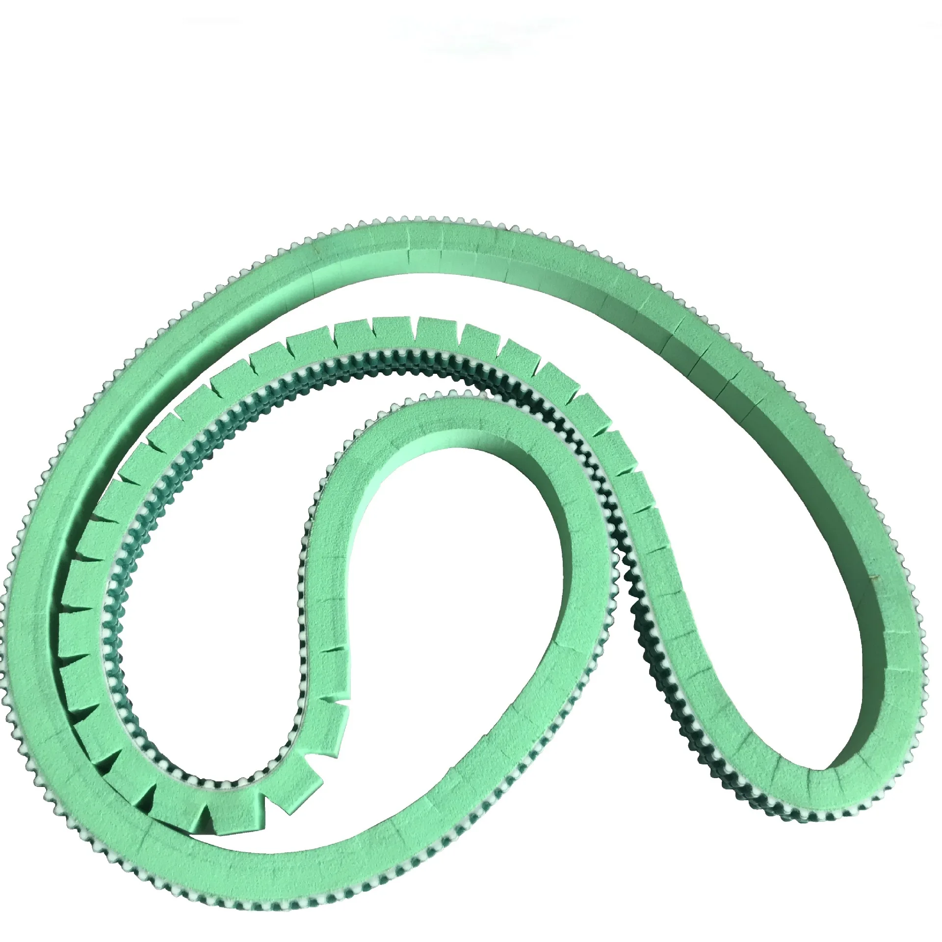 Open Length Belt Industrial Machine Power Grip Silicon Rubber Pulley Conveyor Making Synchrochain Timing Belt