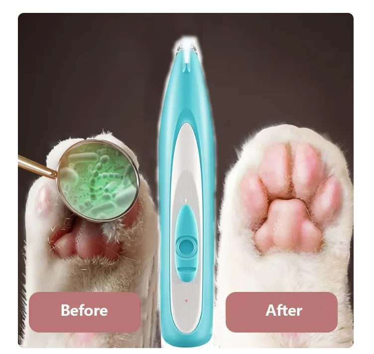 Electric Cat Clippers Professional Pet Foot Hair Trimmer Pet Dog Cat Face Foot Ear Butt Hair Shaver Pet Grooming Supplies