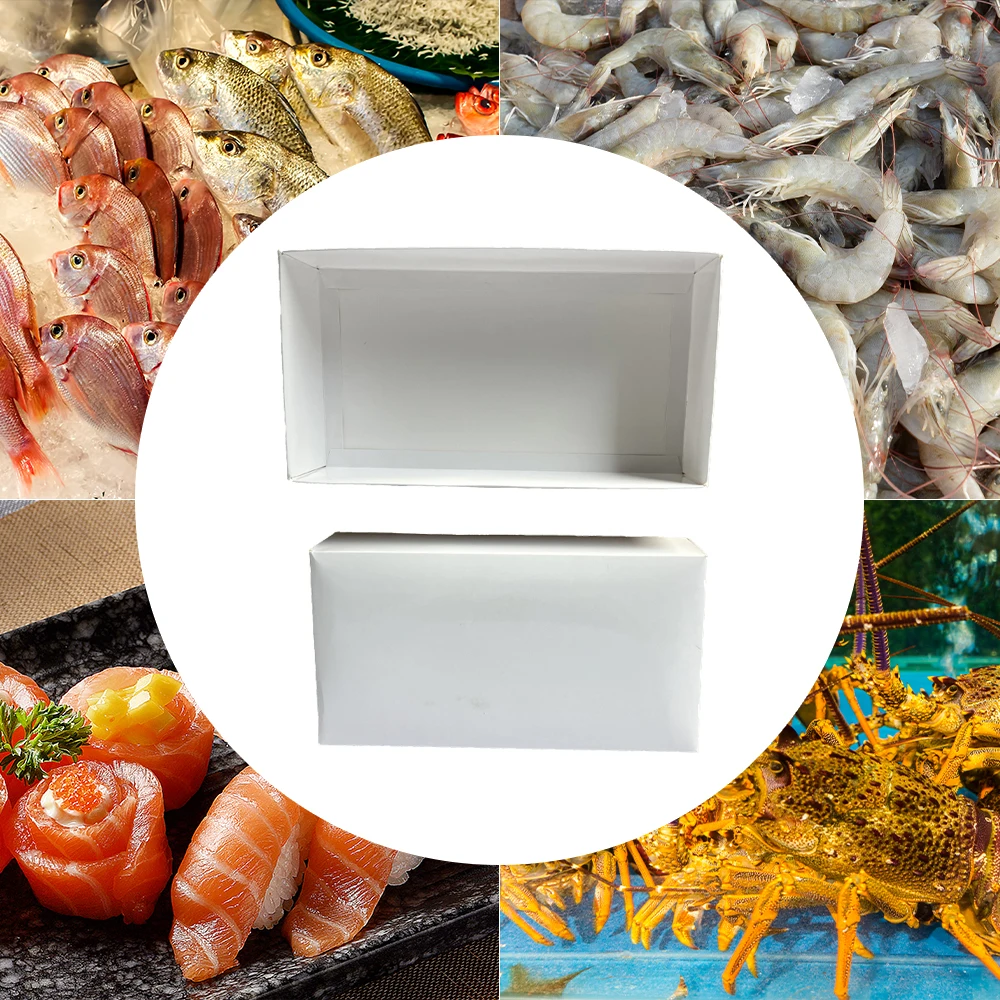 Shrimp box salt frozen shrimp green shrimp South America Ecuador packaging box