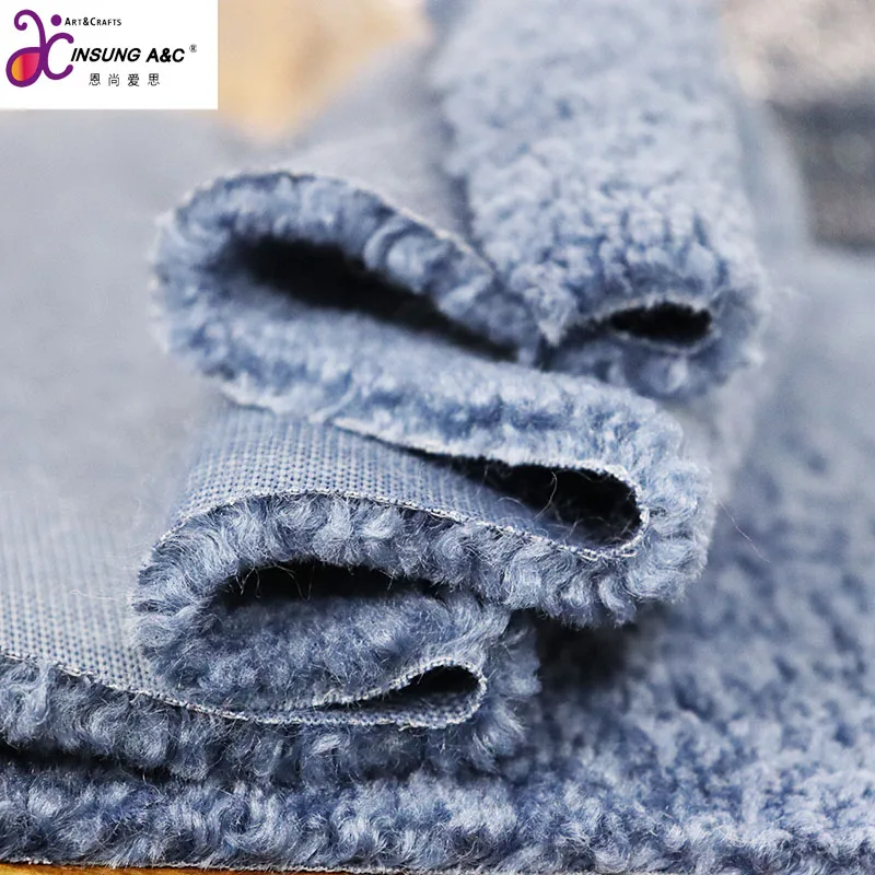 High Quality Soft Skin-Friendly Knit Grain Fleece Fabric for Garments Toys  Blankets Clothes