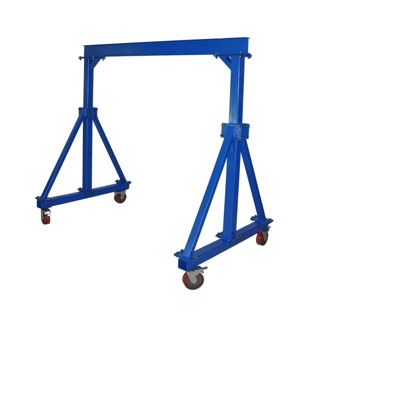 1 ton -5ton Gantry Crane Motor Portable Gantry Crane with Wheel Trolley
