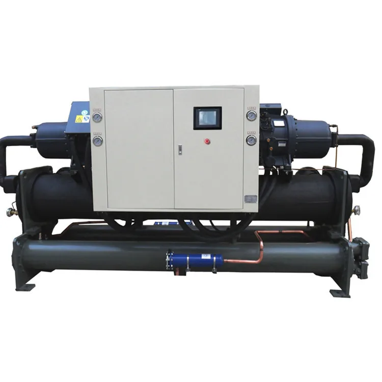 
Double screw Compressor 450kw Water Cooled Screw Chiller Manufacturer 