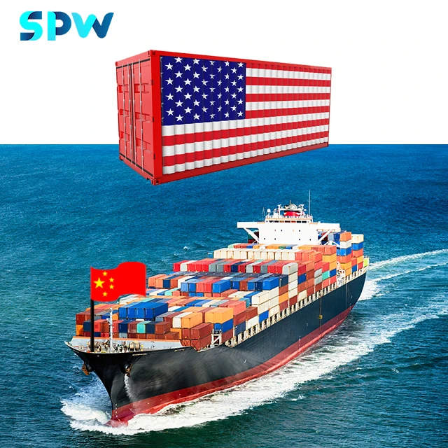 2022 Free Tax Cheapest Battery Shipping Agent China To Usa Canada Fcl Shipping Ddu Door To Door Service Sea Container Fcl