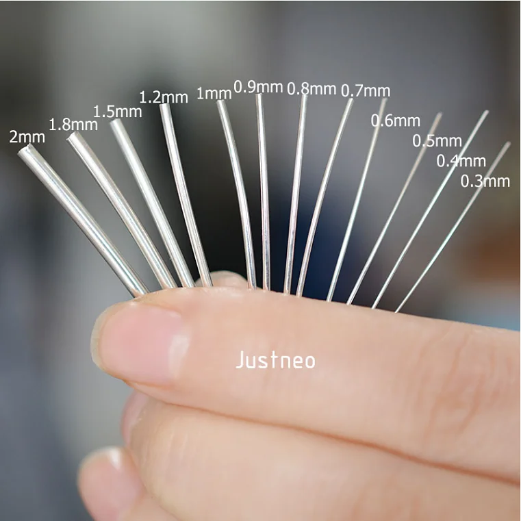 Factory Direct 925 Sterling Silver Wire For Jewelry Making Accessories Pure Silver DIY Earring Wire