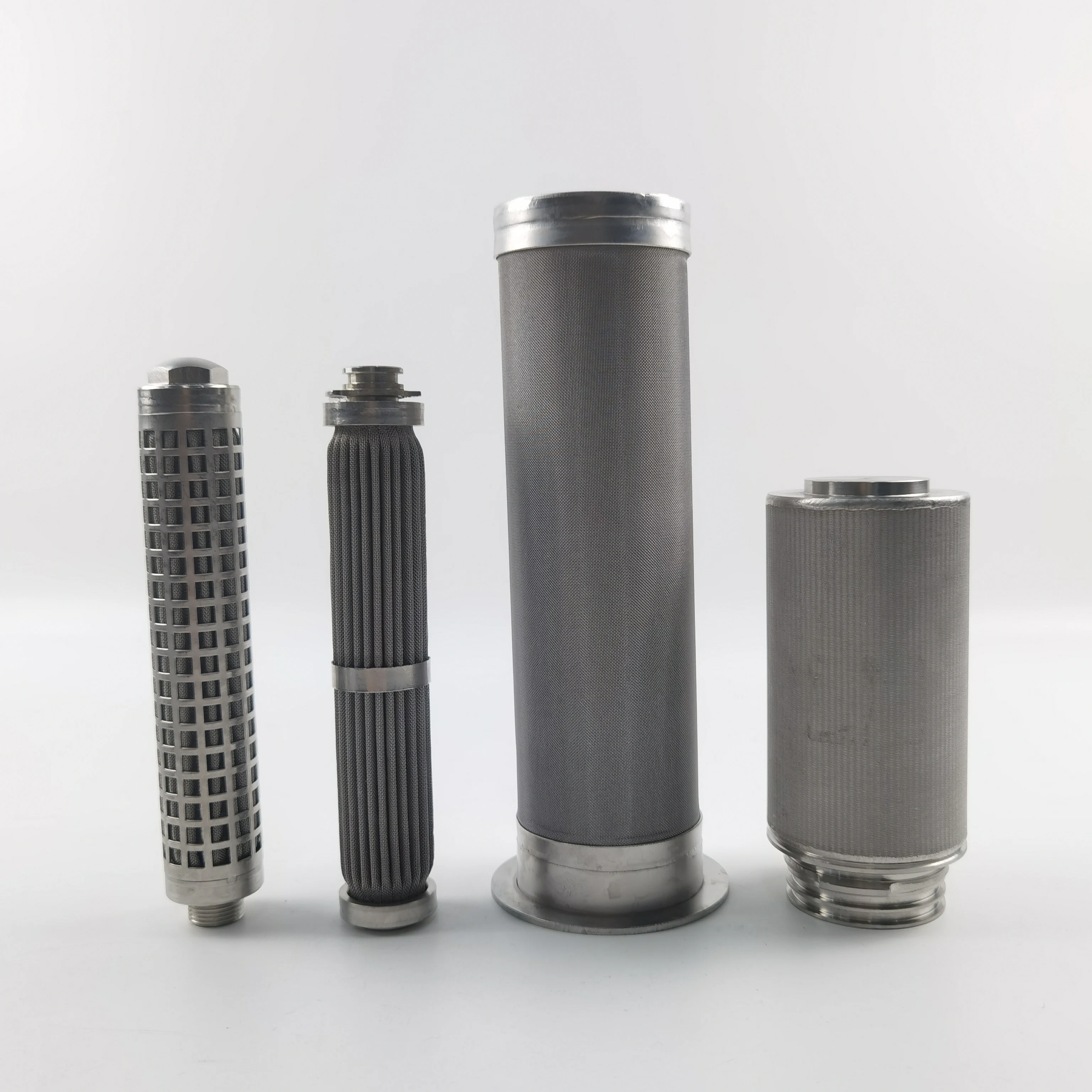 home water stainless steel material refillable resin filter cartridge Sintered Metal Filter