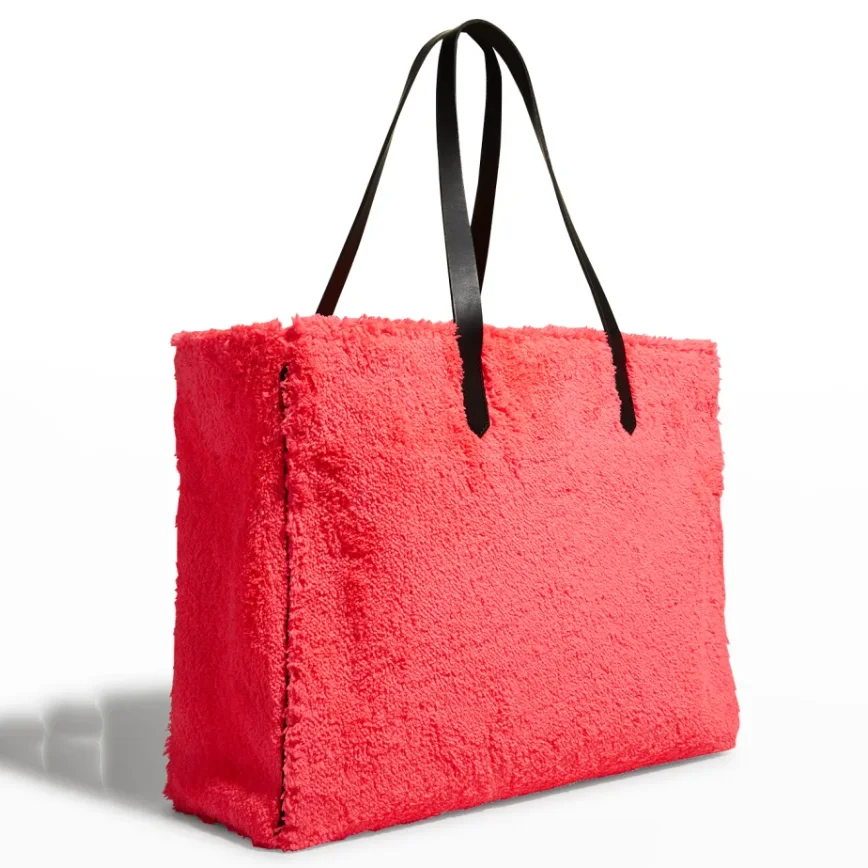 High Quality Soft Mom teddy Outdoor Tote Bag Stroller beach tote Bag