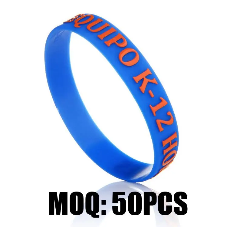 Shenzhen Silicone Wristbands Mp Tri Color Key Wrist Strap Ir Wristband Tunnel Luminous Bracelet for Couple Birthstone Two Name