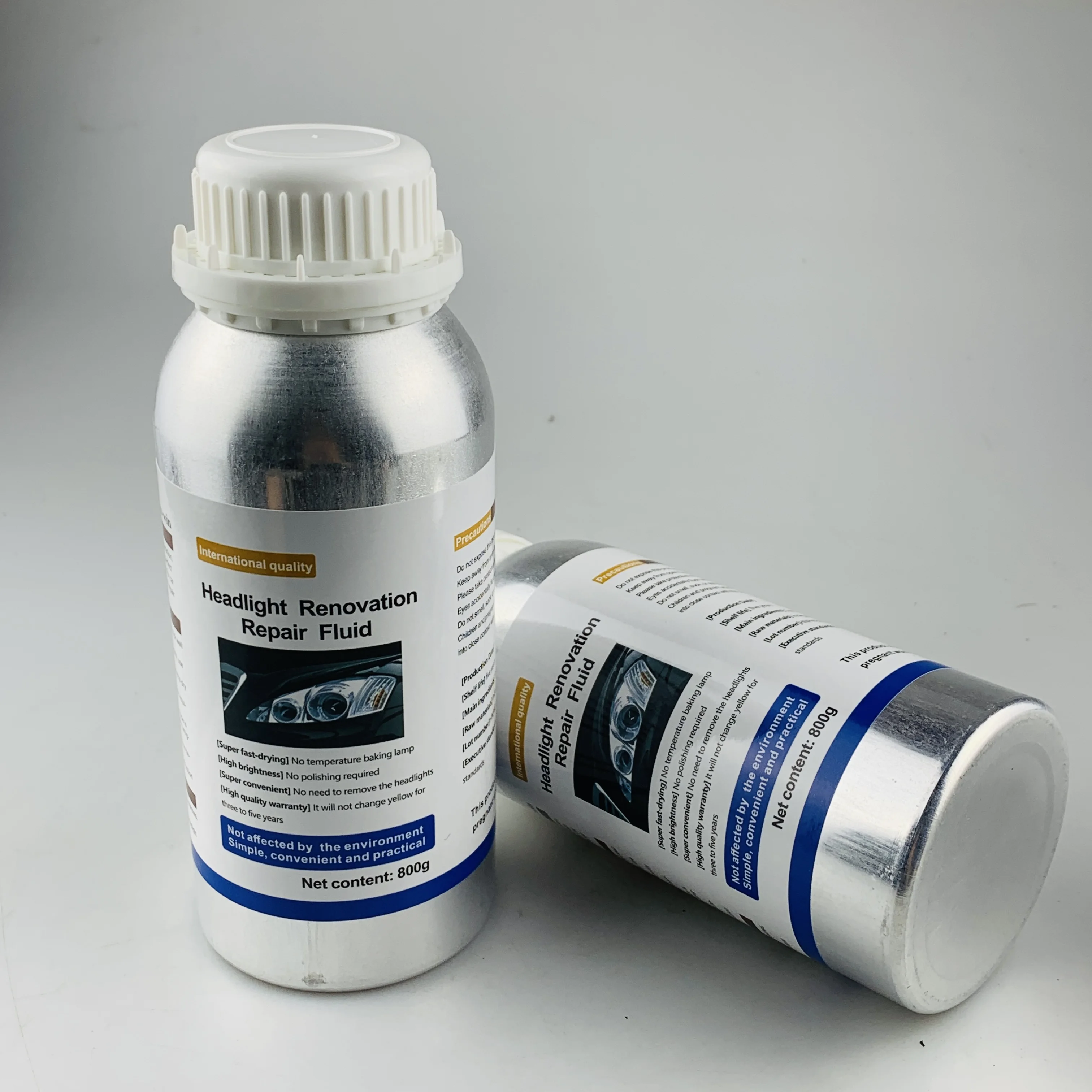 OEM 800g  car headlight scratches yellowing refurbishment polish headlight repair fluid headlight modification tool polymer kit