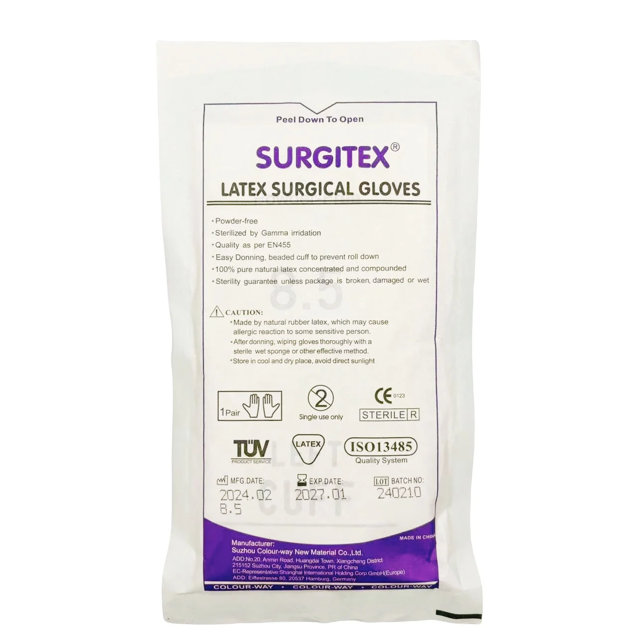 Good Price Of New Design High-Quality Non-Irritating Sterile Latex Surgical Gloves Powder Free
