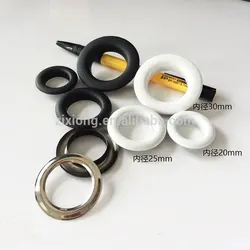 Round Grommets black white color ring eyelets for shoe