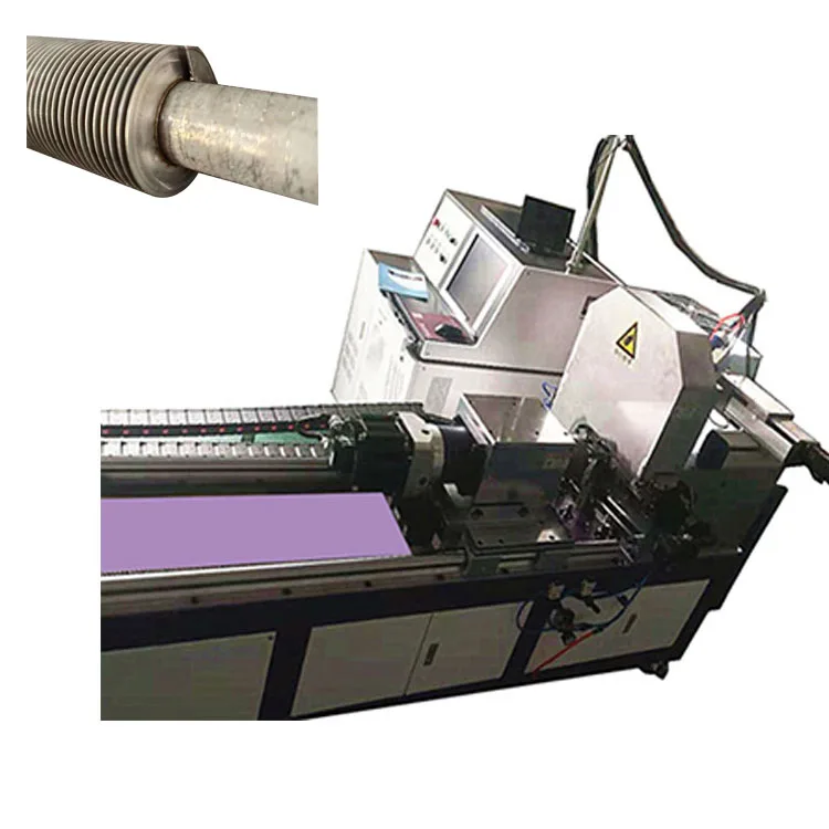 Stainless Steel Spiral Fin Tube Laser Welding Machine Finned Pipe Production Line