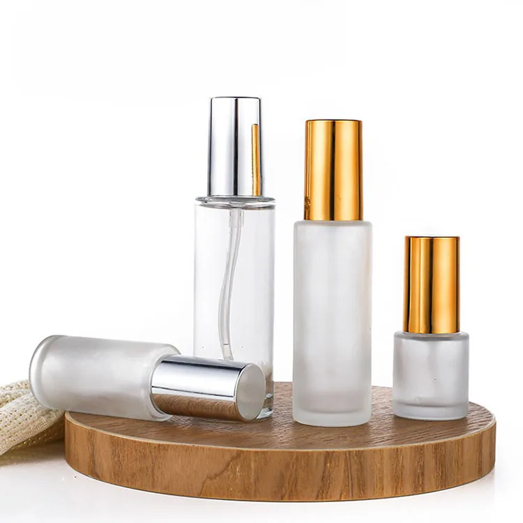 2022 trending products push button press 15 20 30 50 ml dropper bottle press pump dropper glass bottle essential oil bottles