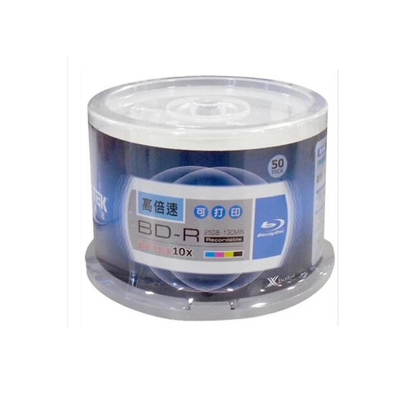 Genuine Blu-ray burning discs can print blank Blu-ray discs High speed BD-R25G/50G for Taiwan