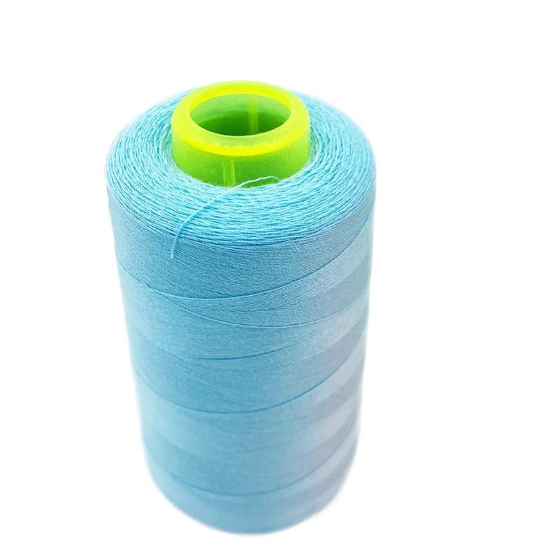 China factory 100 spun polyester yarn 30/2 raw white yarns for sewing thread