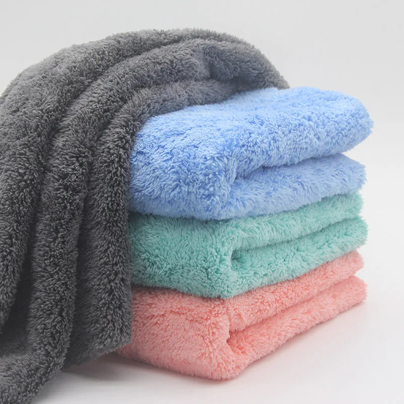 Soft Lint Free Edgeless Auto Detailiing Towel Cleaning Cloth Oil Strong Water Absorbent microfiber cloth car wash