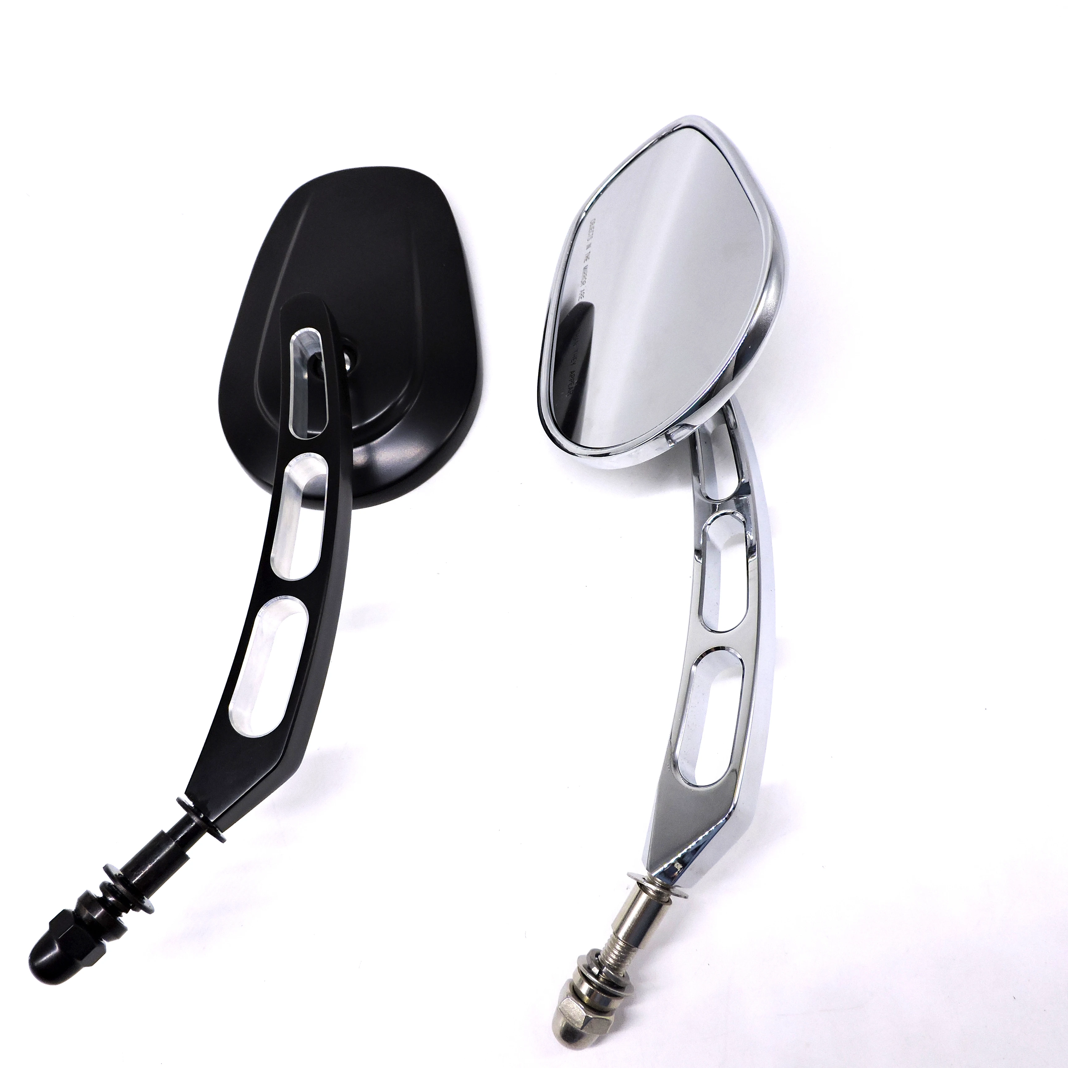 REALZION Motorcycle Iron Rear View Mirrors For Harley XL 1200L XL 883 XL 883L Sportster