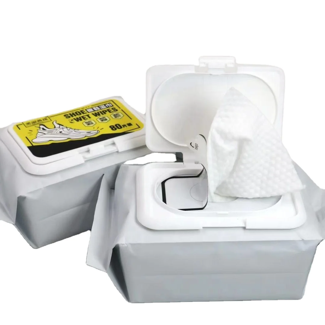 OEM cleaning Use shoe cleaning Wet tissue custom wet wipes cleaning for shoes