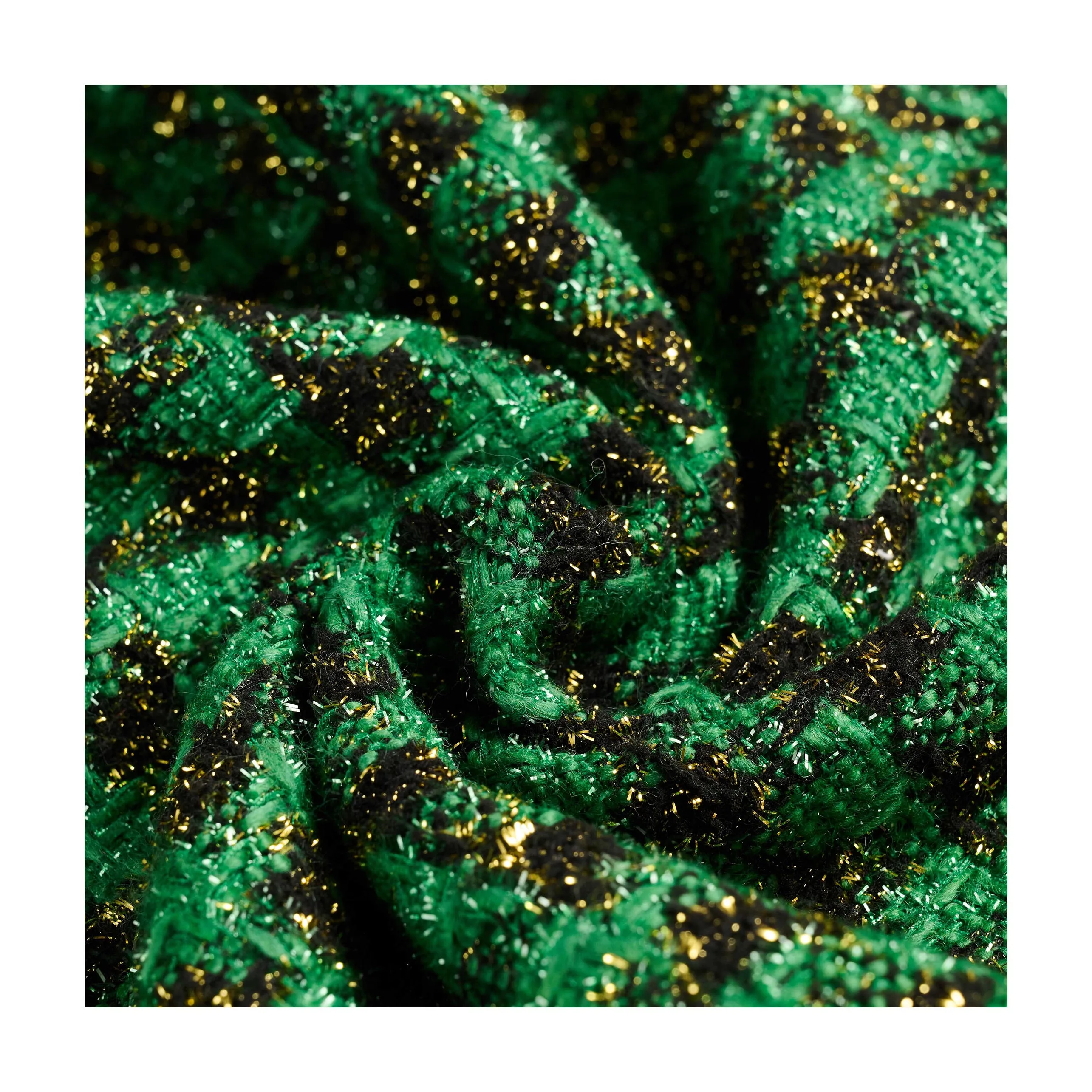 2024 new design fleece 73%polyester 27%acrylic wool blend 549 gsm rib pattern Tweed fabric