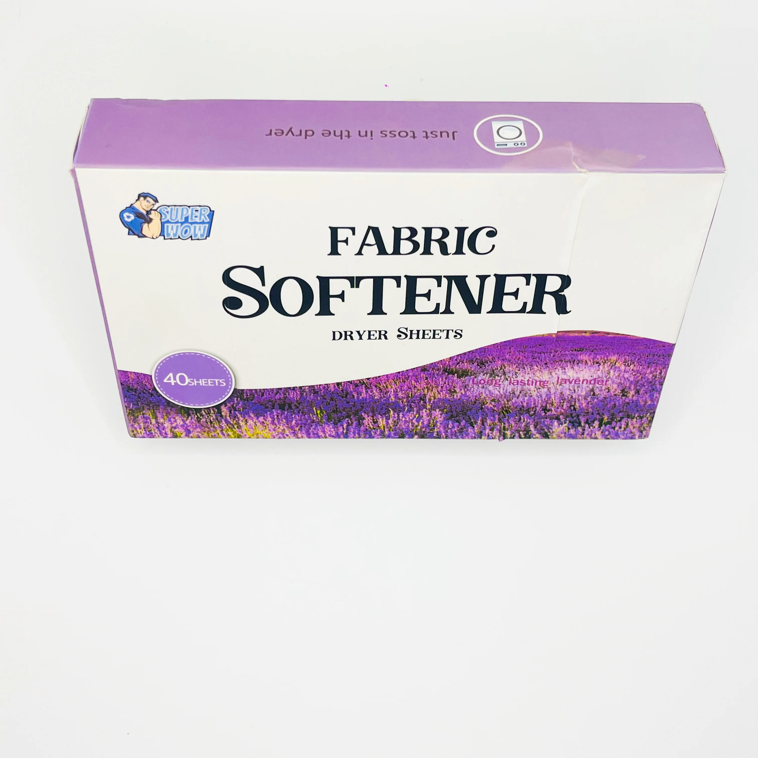 LOW MOQ Custom Logo Fragrance Laundry Softener Anti Static Fresh Linen Lavender Scent Laundry Fabric Softener Dryer Sheets