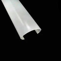 Waterproof frosted lamp cover arc plastic light cover for LED
