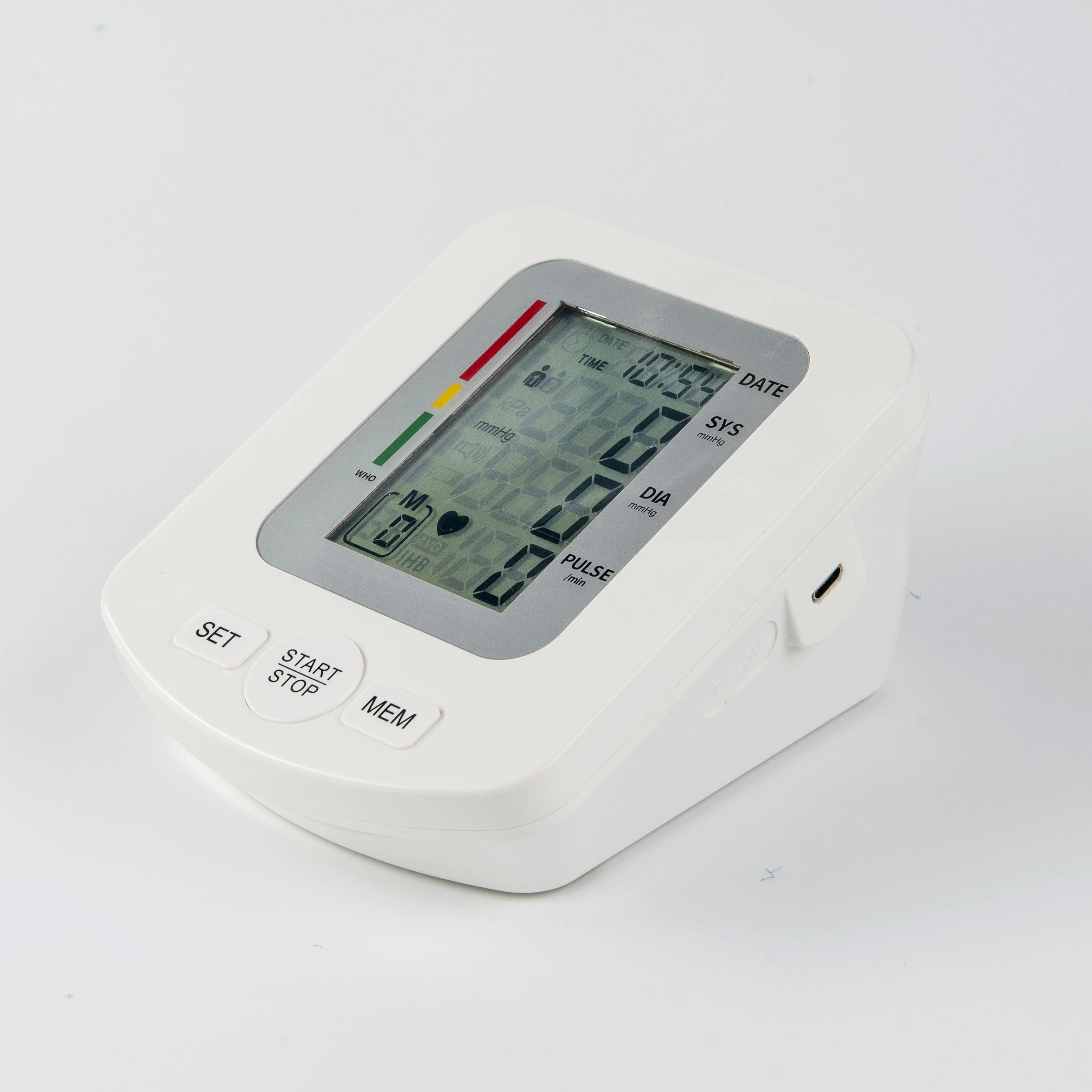 
Manufacturer wholesale price mass customization and sale of portable voice broadcast backlit sphygmomanometer BP monitor 